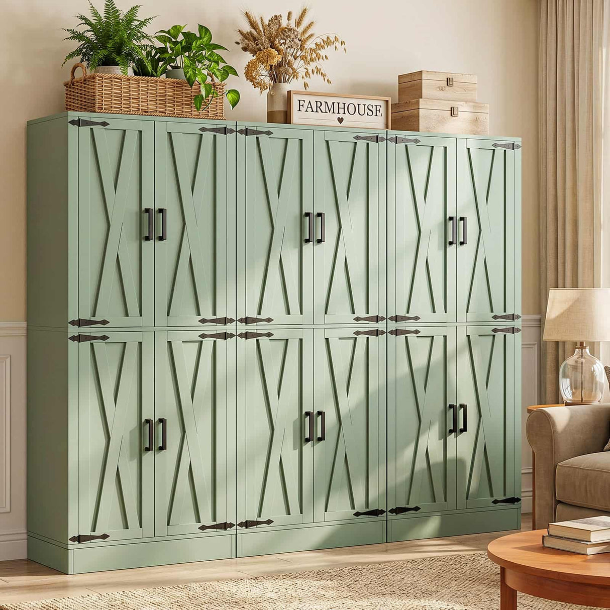Kitchen Pantry Storage Cabinet, Freestanding Organizer