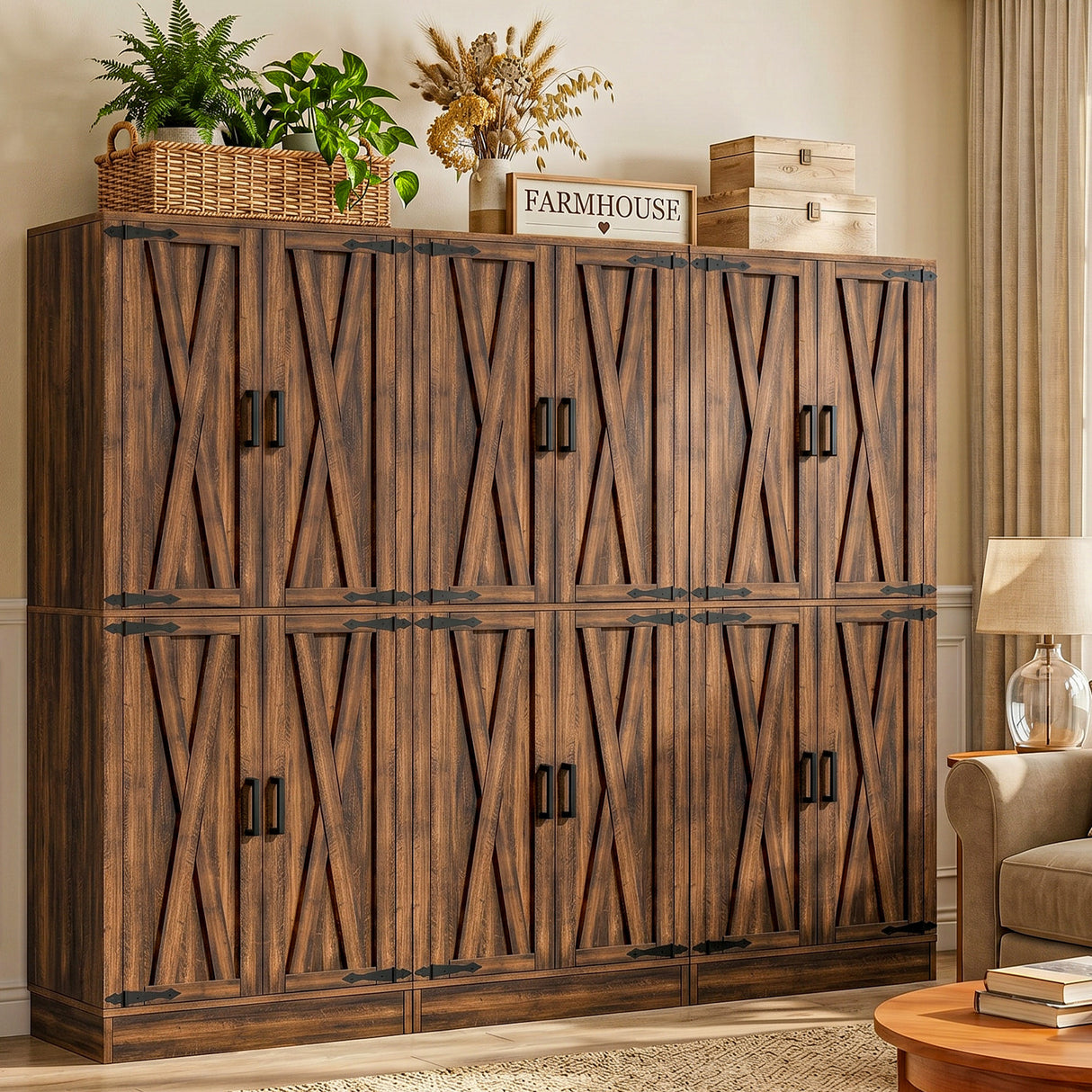 Kitchen Pantry Storage Cabinet, Freestanding Organizer