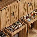 Kitchen Pantry Storage Cabinet, Freestanding Organizer