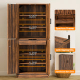 Kitchen Pantry Storage Cabinet, Freestanding Organizer