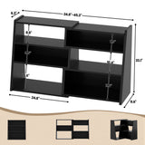 Extendable Ladder Bookshelf, Adjustable & L-Shaped Corner Bookcase, for Living Room, Bedroom & Office