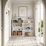 Extendable Ladder Bookshelf, Adjustable & L-Shaped Corner Bookcase, for Living Room, Bedroom & Office