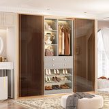 28-Inch Freestanding Closet Organizer with 2 Drawers and Shelves