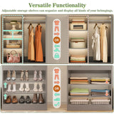 28-Inch Freestanding Closet Organizer with 2 Drawers and Shelves