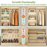 28-Inch Freestanding Closet Organizer with 2 Drawers and Shelves