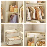 72 inch Walk in Closet Organizer with Drawers, Shelves and Hanging Rods, 2 Packs