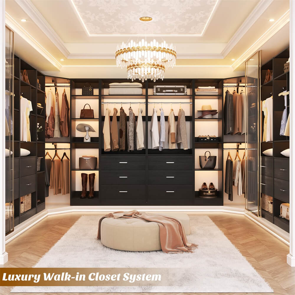 Unikito 3-In-1 Freestanding Closet Organizer System with Drawers
