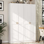 80'' Tall Farmhouse Pantry Cabinet with Arched Doors, Adjustable Shelves & Storage, 2 Packs