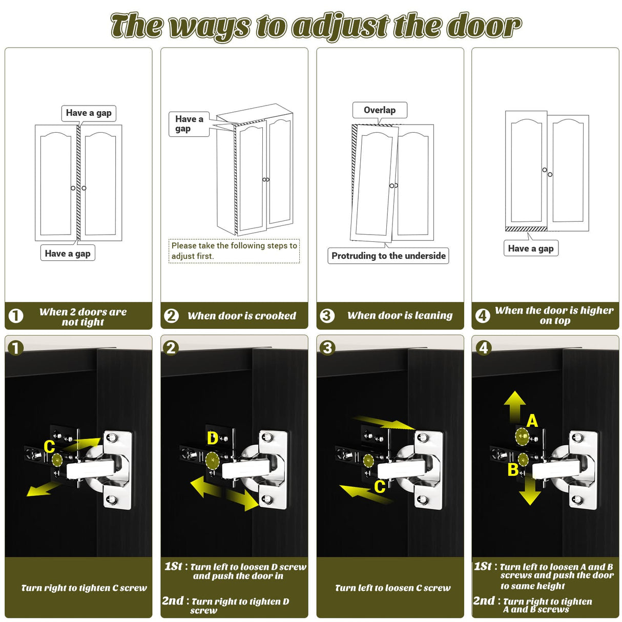 80" Tall Pantry Cabinet for Kitchen Storage, Pantry Cabinet with Glass Doors & 3 Drawers