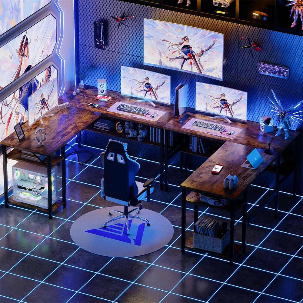 Desks - L Shaped Desk and U Shaped Desk for Office & Gaming