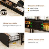 L-shaped Twin Daybed with Storage Headboard, 2 Darwers, Charging Station and LED Light