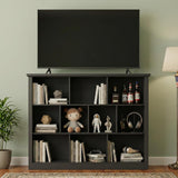 10-Cube Storage Bookcase, Modern Cube Storage Shelf Organizer, Wooden Bookshelf for Living Room, Bedroom, TV Stand & Entryway