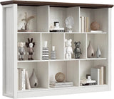 10-Cube Storage Bookcase, Modern Cube Storage Shelf Organizer, Wooden Bookshelf for Living Room, Bedroom, TV Stand & Entryway