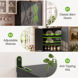 71" Tall Kitchen Pantry Storage Cabinet with Built-in Drawer