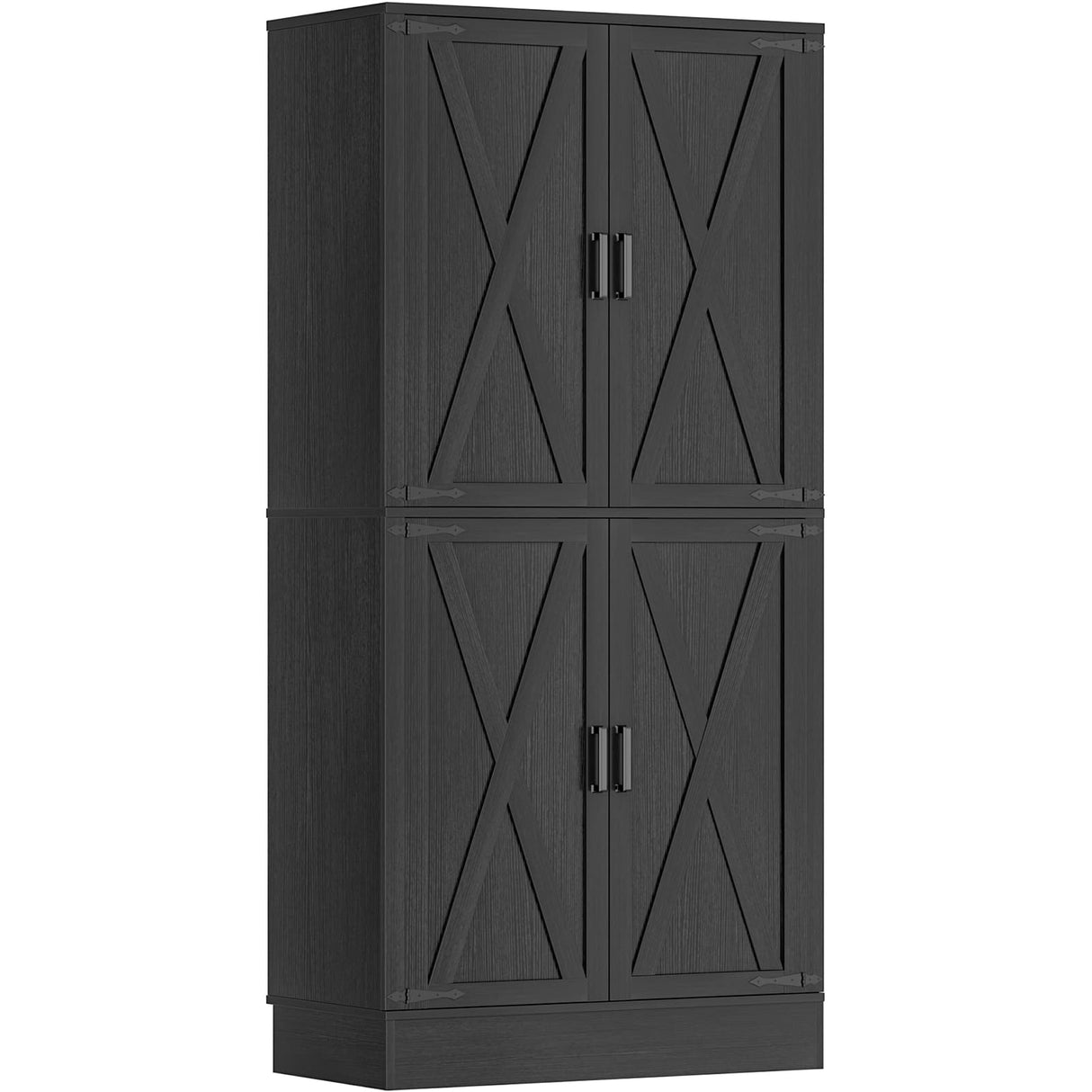 71" Tall Kitchen Pantry Storage Cabinet with Built-in Drawer