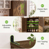 71" Tall Kitchen Pantry Storage Cabinet with Built-in Drawer