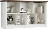 7-Cube Storage Bookcase, Modern Cube Storage Shelf Organizer, Wooden Bookshelf for Small Spaces, Living Room, Bedroom & Entryway