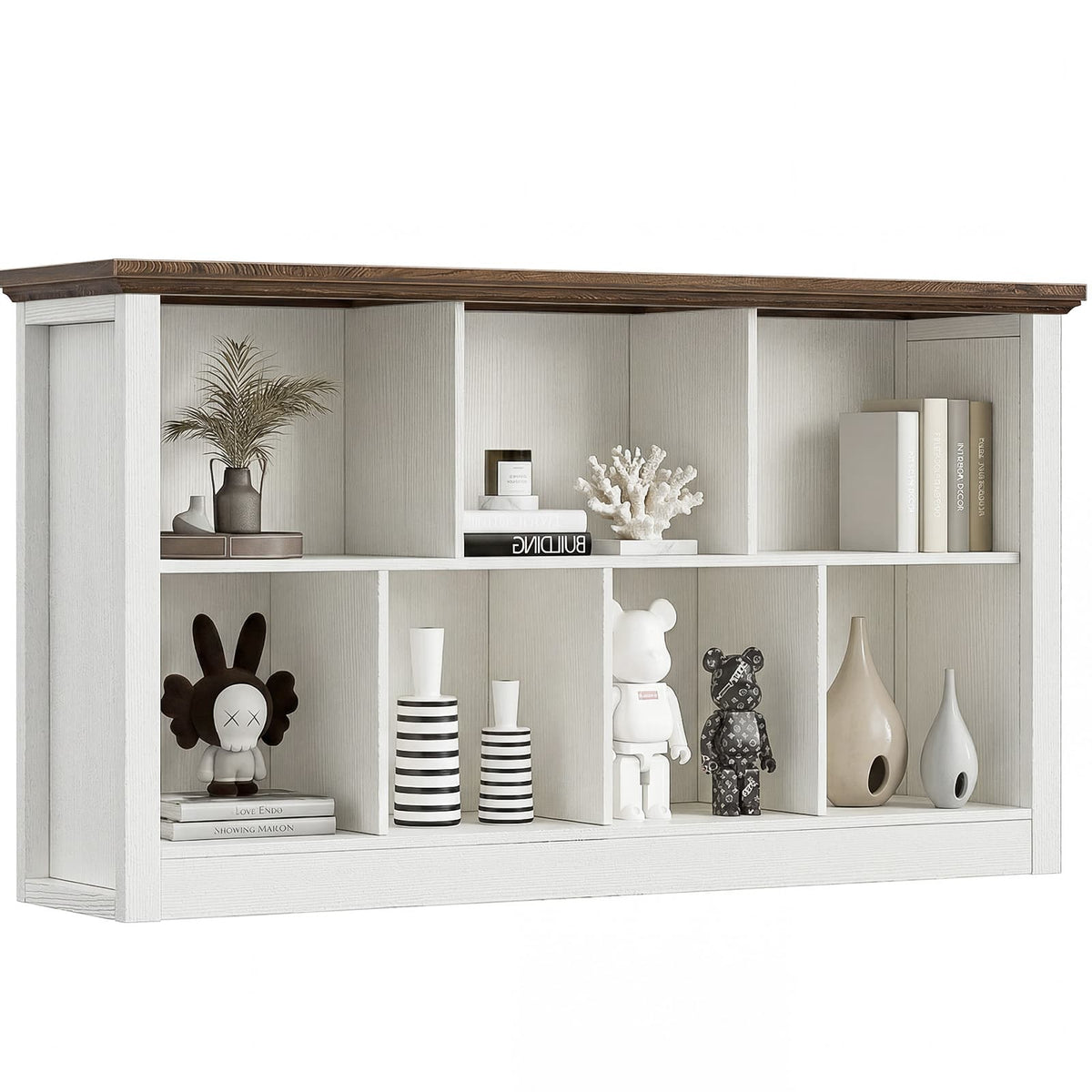 Cube Storage Organizer, Open Cube Bookshelf with Base