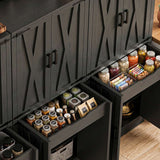 Kitchen Pantry Storage Cabinet, Freestanding Organizer
