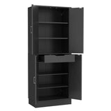 71 Inch Freestanding Farmhouse Kitchen Pantry Storage Cabinet