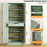 Kitchen Pantry Storage Cabinet, Freestanding Organizer