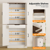 70.8" Wide Large Storage Cabinet, 71" Tall Kitchen Pantry