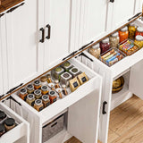 70.8" Wide Large Storage Cabinet, 71" Tall Kitchen Pantry