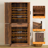 Kitchen Pantry Storage Cabinet, Freestanding Organizer