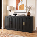 63" W Modern Sideboard Buffet Cabinet with Storage