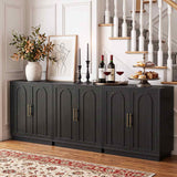 94.5" W Modern Sideboard Buffet Cabinet with Storage