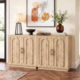 63" W Modern Sideboard Buffet Cabinet with Storage
