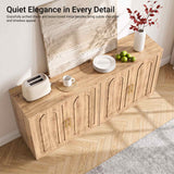 63" W Modern Sideboard Buffet Cabinet with Storage