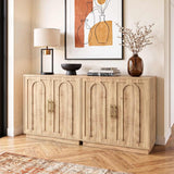 63" W Modern Sideboard Buffet Cabinet with Storage
