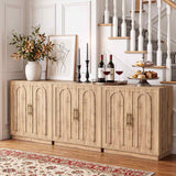 94.5" W Modern Sideboard Buffet Cabinet with Storage