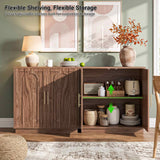 63" W Modern Sideboard Buffet Cabinet with Storage