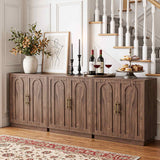 94.5" W Modern Sideboard Buffet Cabinet with Storage