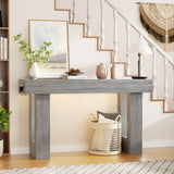 47'' Console Table with Outlets and Sensor Light