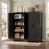 Kitchen Pantry Storage Cabinet with Adjustable Shelves