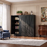 Kitchen Pantry Storage Cabinet with Adjustable Shelves
