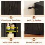 Kitchen Pantry Storage Cabinet with Adjustable Shelves