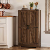 Kitchen Pantry Storage Cabinet with Adjustable Shelves