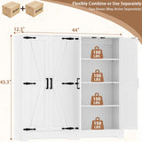 Kitchen Pantry Storage Cabinet with Adjustable Shelves