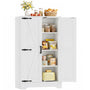 43.3" Farmhouse Storage Cabinet, Kitchen Pantry Storage Cabinet with Adjustable Shelves and Barn Doors