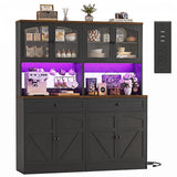 71" Tall Kitchen Pantry Storage Cabinet, Kitchen Hutch