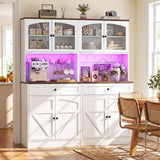 71" Tall Kitchen Pantry Storage Cabinet, Kitchen Hutch