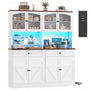 71" Tall Kitchen Pantry Storage Cabinet, Kitchen Hutch