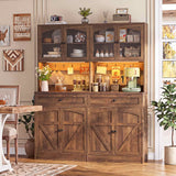 71" Tall Kitchen Pantry Storage Cabinet, Kitchen Hutch