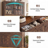 71" Tall Kitchen Pantry Storage Cabinet, Kitchen Hutch