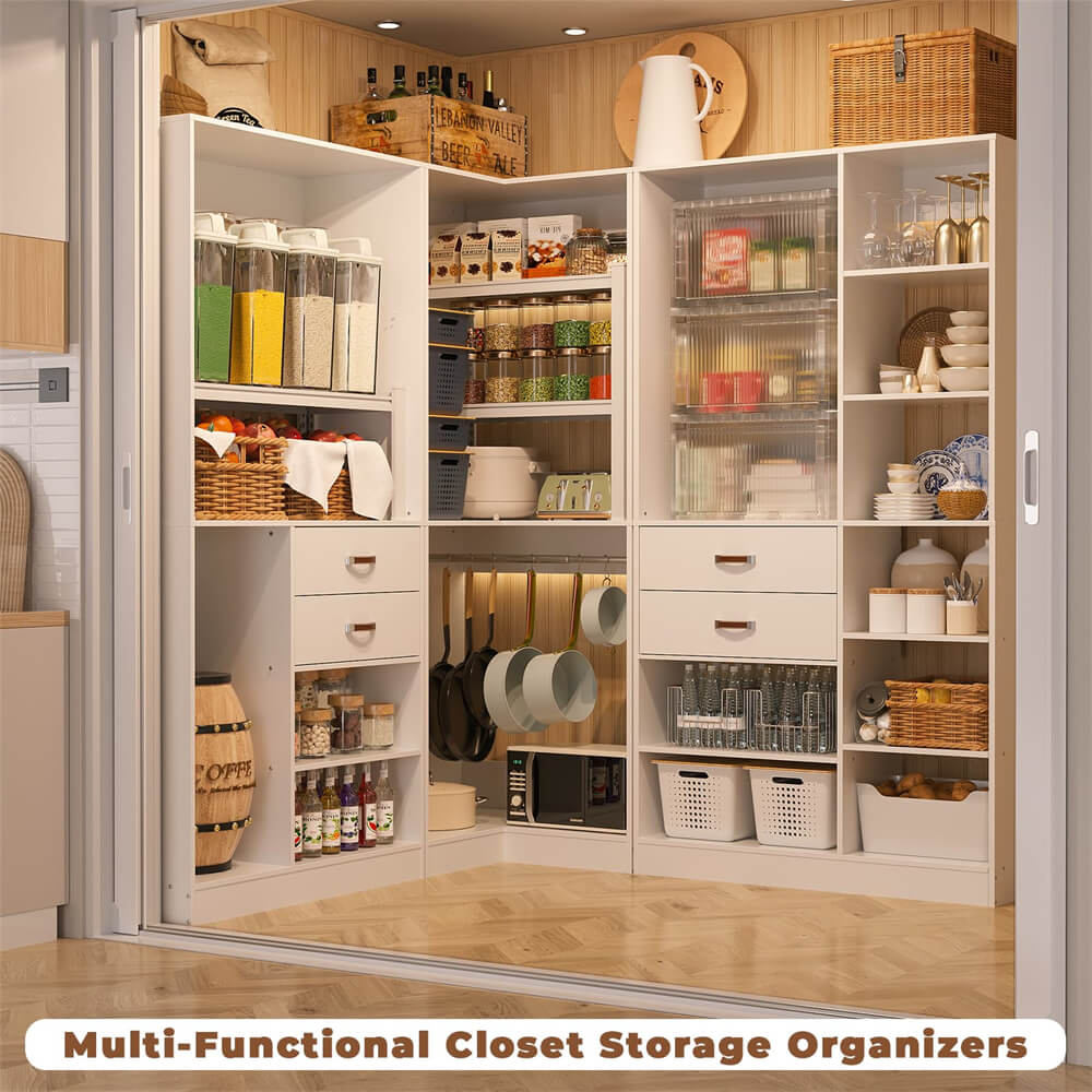 Unikito Freestanding Closet System, 3-in-1, 110'' Reversible Stand